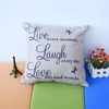 Butterfly LIVE LAUGH LOVE Throw Pillow Case