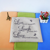 Butterfly LIVE LAUGH LOVE Throw Pillow Case