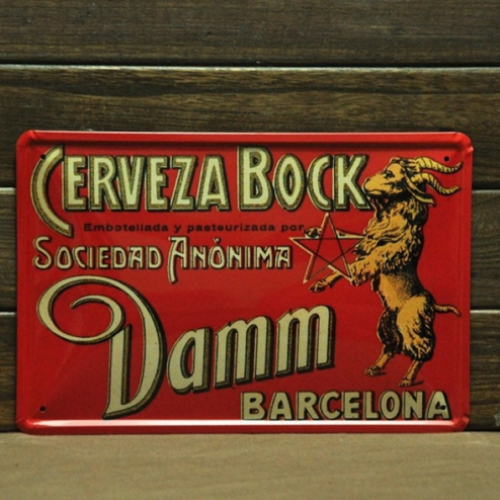 Cerveza Bock Beer Metal Signs Wall Decor